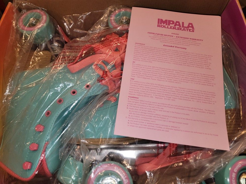 Impala Roller Skates Blue And Pink