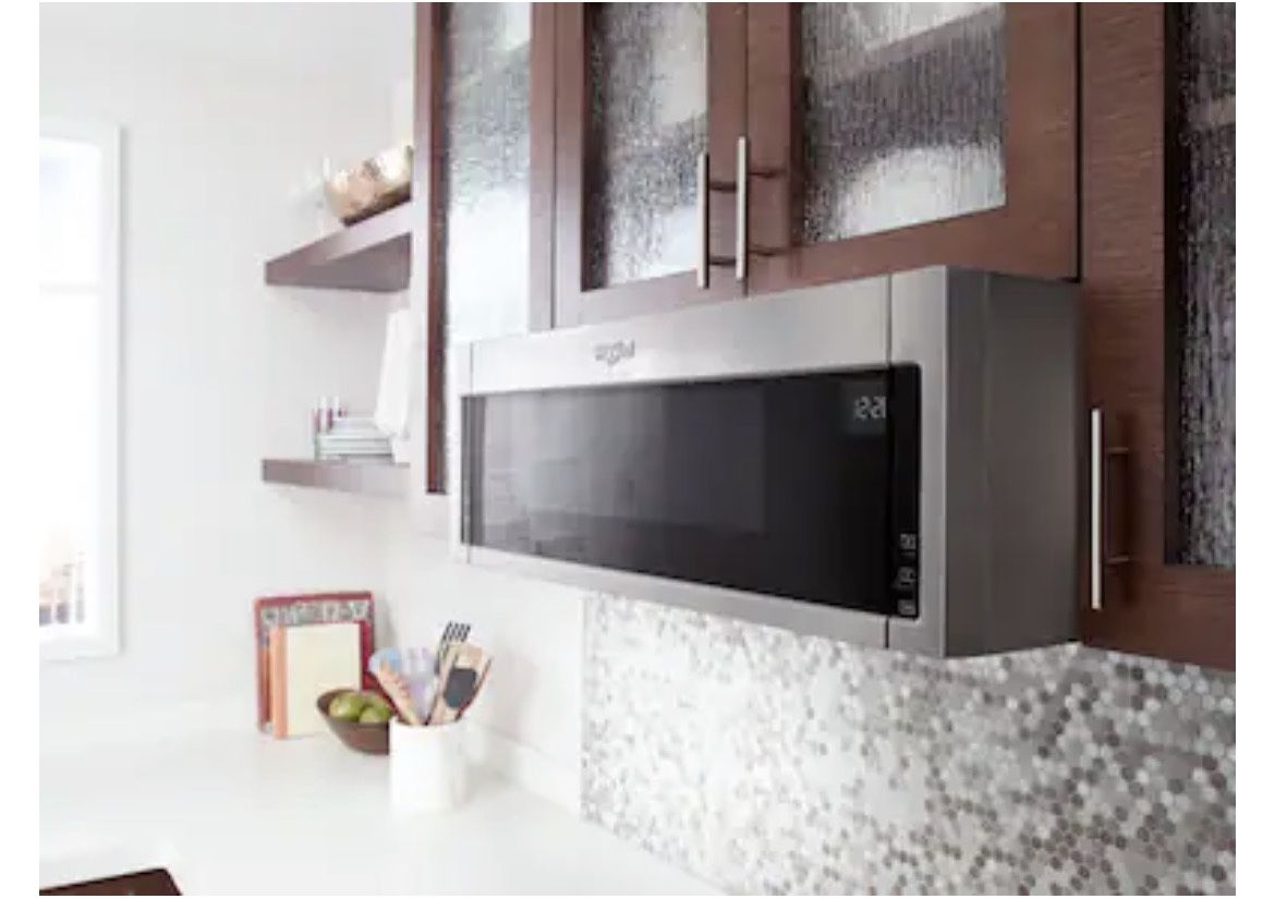 Whirlpool Low Profile Over the Range Stainless Steel Microwave