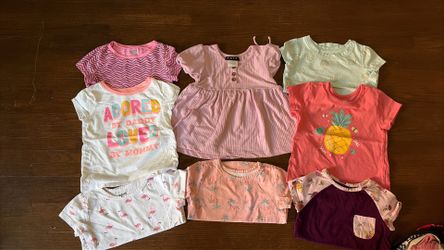 Toddler girl summer tops size 3 bundle (8pcs)