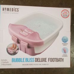 Homedics Bubble Bliss Deluxe Foot Spa 