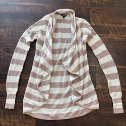 Express Striped Cardigan Sweater Xs
