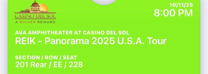 Reik Ticket