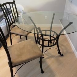 Dining Table W/ 4 Chairs Included 