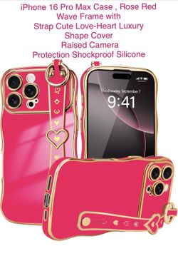 iPhone 16 Pro Max Case (Rose Red)
