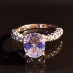 Gorgeous Women's Oval Cut Wedding Bridal engagement Ring Size 7
