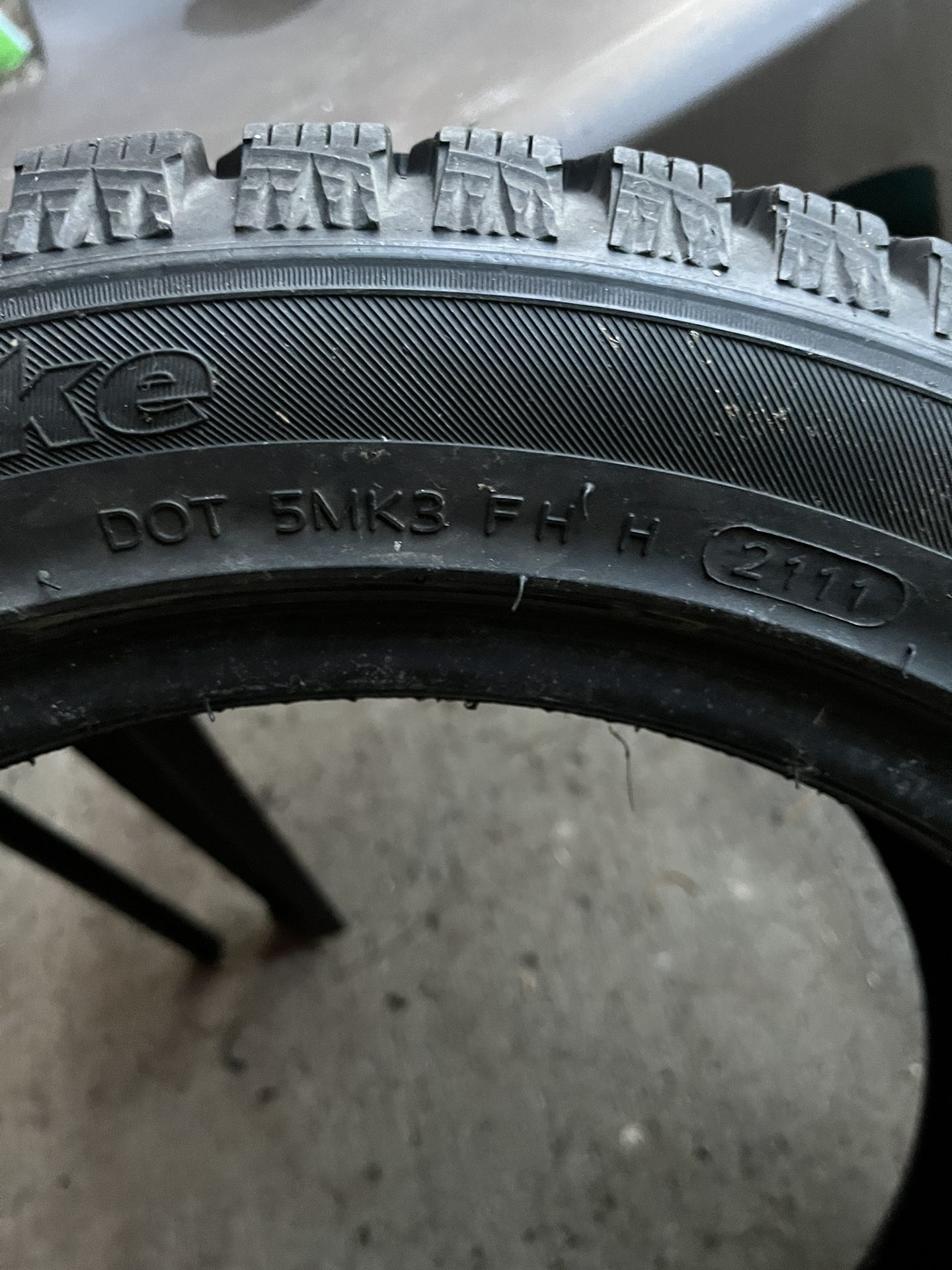 4 Winter Studded Tires Hankook Great Shape! for Sale in Vancouver