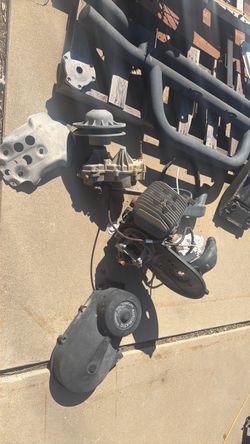 Quad engine,trans & parts