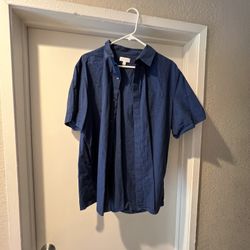 Calvin Klein Blue Button Up