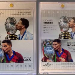 2024 Leaf Exclusive - Lionel Messi & Cristiano Ronaldo - Legends Edition Double 
