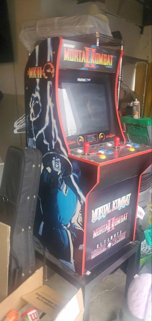 1up MK2 Arcade Mortal Kombat 2 Midway Game