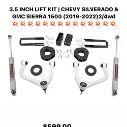 Rough Country 3.5 INCH LIFT KIT  Silverado / Sierra (2019-2021) Central Tires 