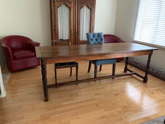 Antique French Normandy Farm Table