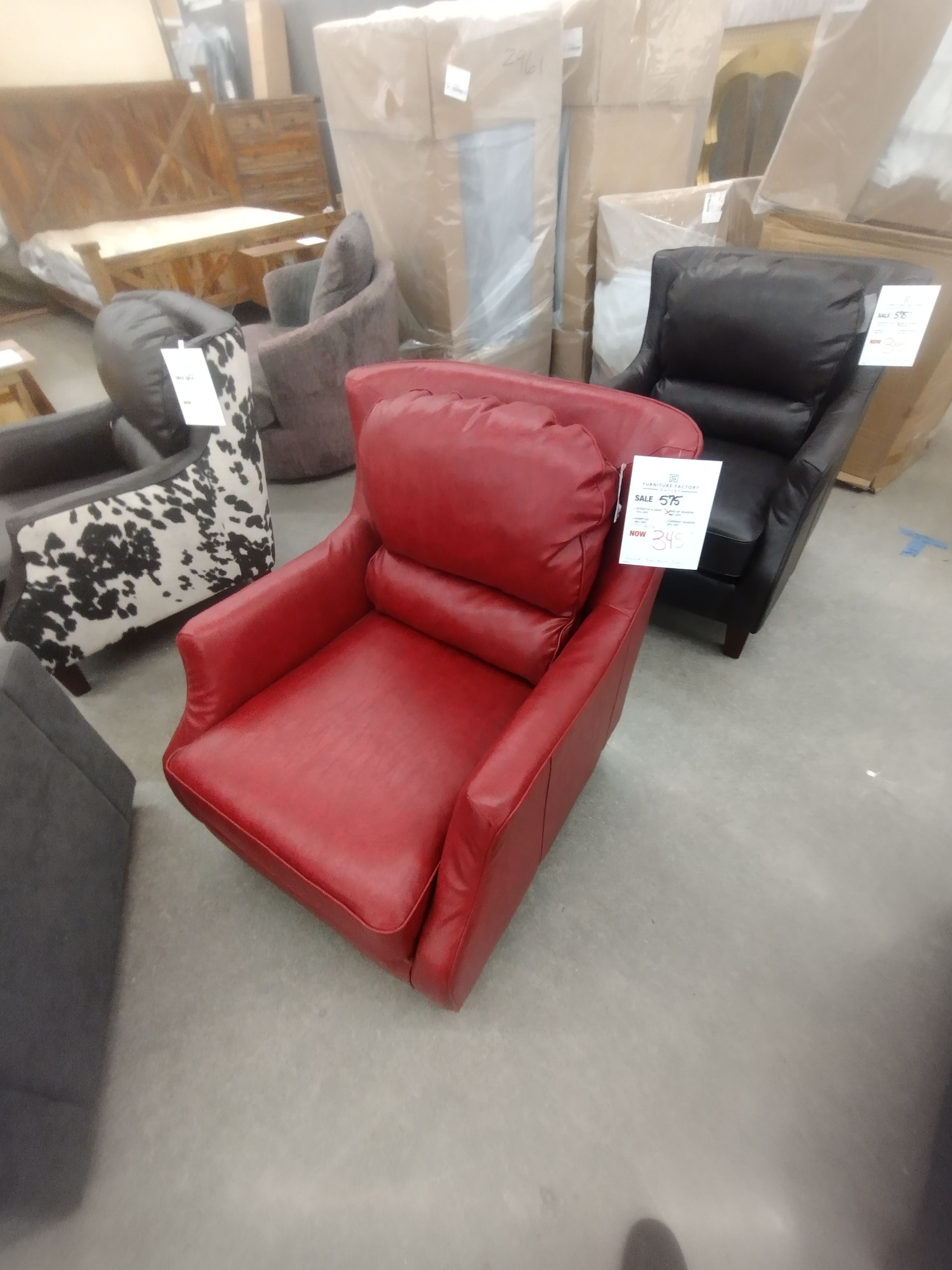 Garnett Red Accent Chair