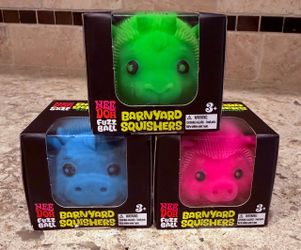 Limited Edition NeeDoh Fuzz Ball Barnyard Squishers