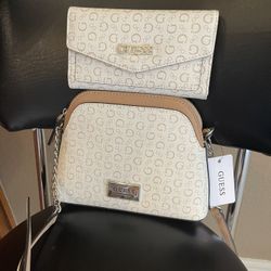 Guess Crossbody And Wallet New