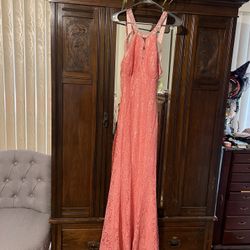 Brand New Tags Attached Pretty Pink Evening Gown Prom Bridesmaids Dress Brand New Beautiful 🤩 Size 5/6 