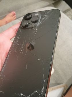 14 PRO MAX IPHONE•$350 BACKGLASS BROKEN