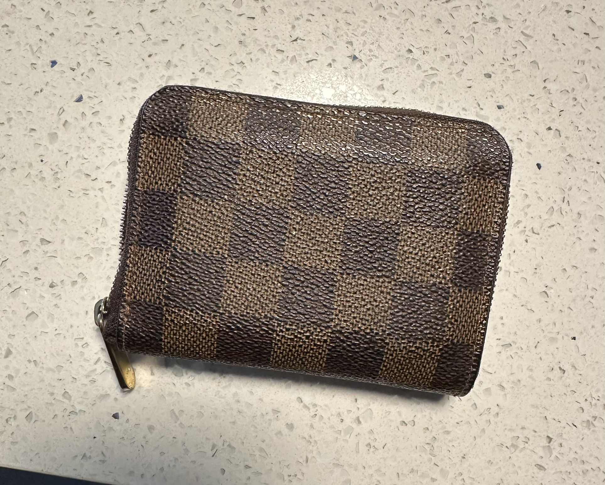 LOUIS VUITTON DAMIER EBENE ZIPPY COIN PURSE