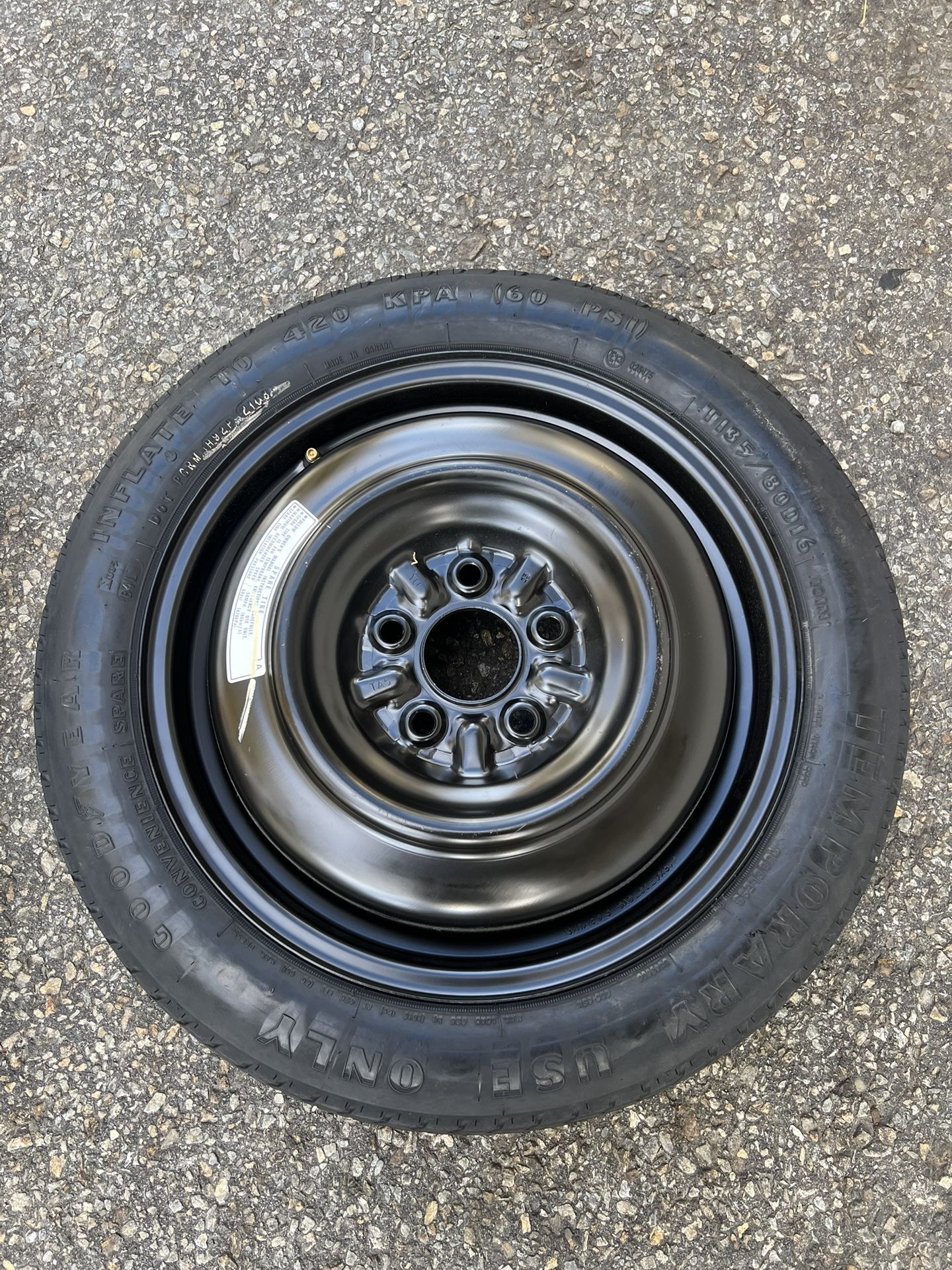 Honda Spare Tire Kit – Excellent Condition, Local Pickup