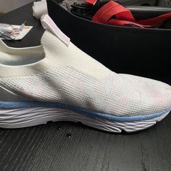 2 Pairs Sneakers - White & Black Size 8.5