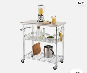 Trinity ecostorage stainless steel kitchen cart