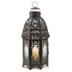 BLACK LATTICE LANTERN
