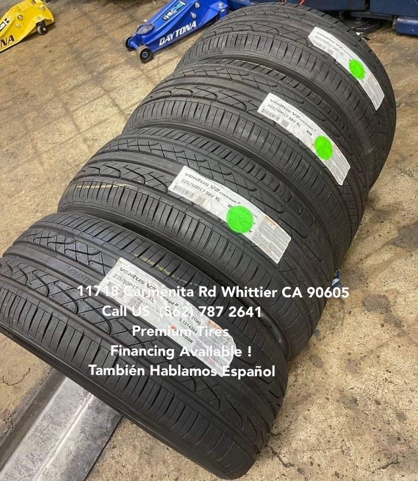 225/50R17 Hankook New Set of Tires FREE Install & Balance Set de Llantas Nuevas Instaladas Y Balanceadas WE FINANCE, Tambien Financiamos ‼️‼️