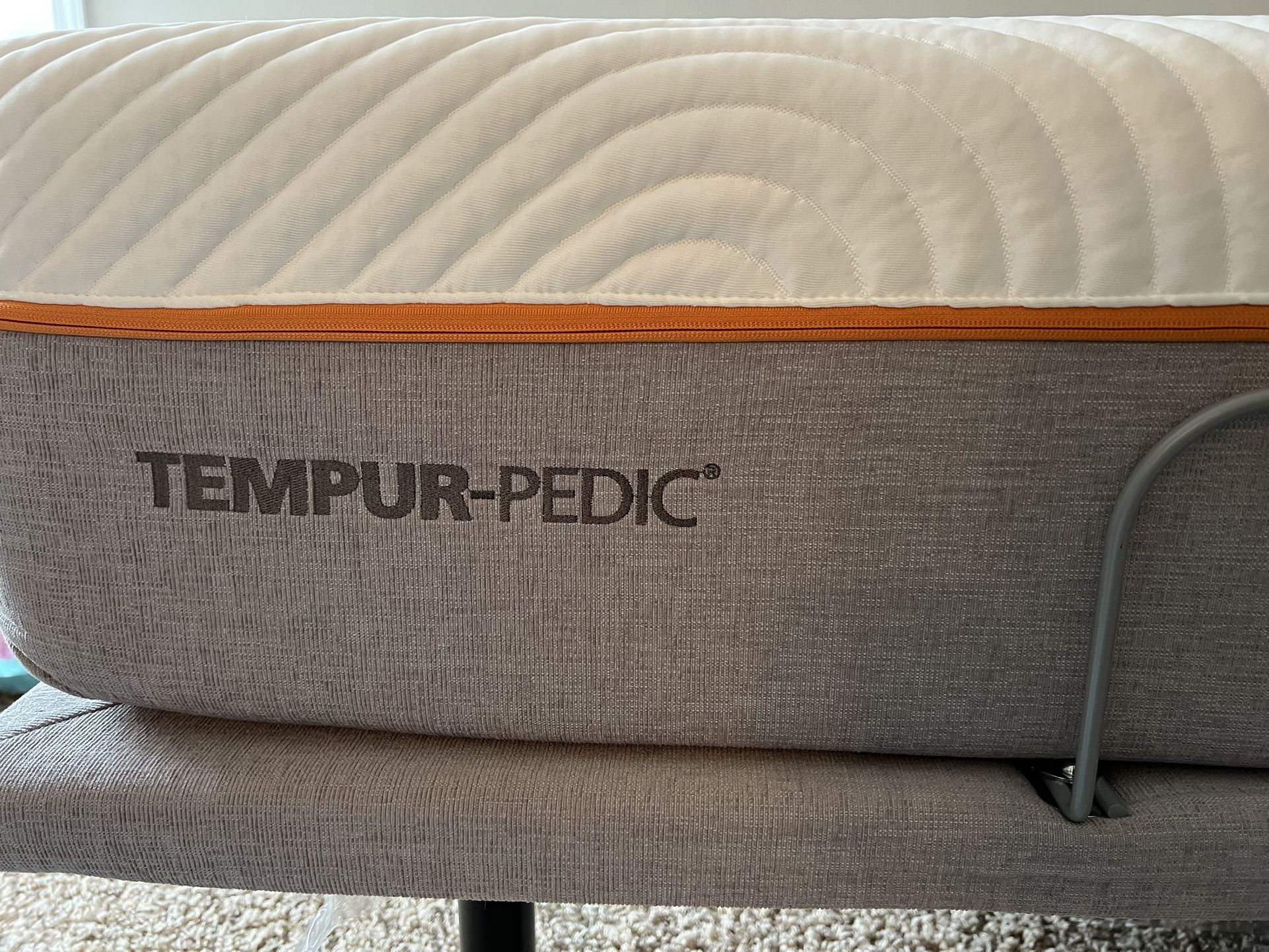 TEMPUR PEDIC Queen Size Matters And A Base.
