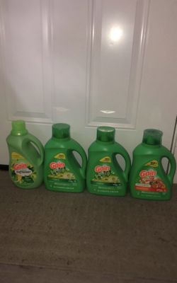 3 Gain laundry detergent and one fabric softener