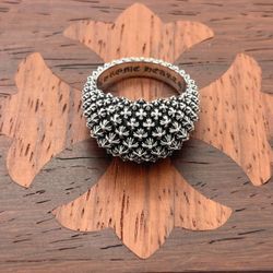 Chrome Hearts Mini Plus Ball Ring 