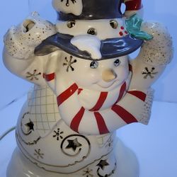 Lenox Occasions 2003 Lighted Snowman
