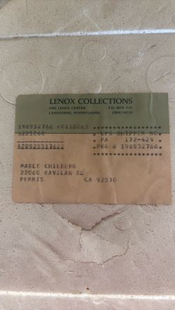 Lenox collections
