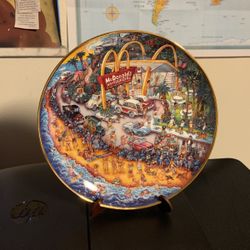 The Franklin mint McDonald’s collector plate