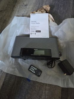 SONY Dream Machine ICF-CS10iP iPod Dock & AM/FM Clock Radio