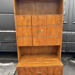Henredon Artifacts 2 Drawer chest and Shelf.