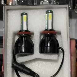 White 9005 HB3 LED Bulbs Headlight Conversion Kit High Beam Bright 