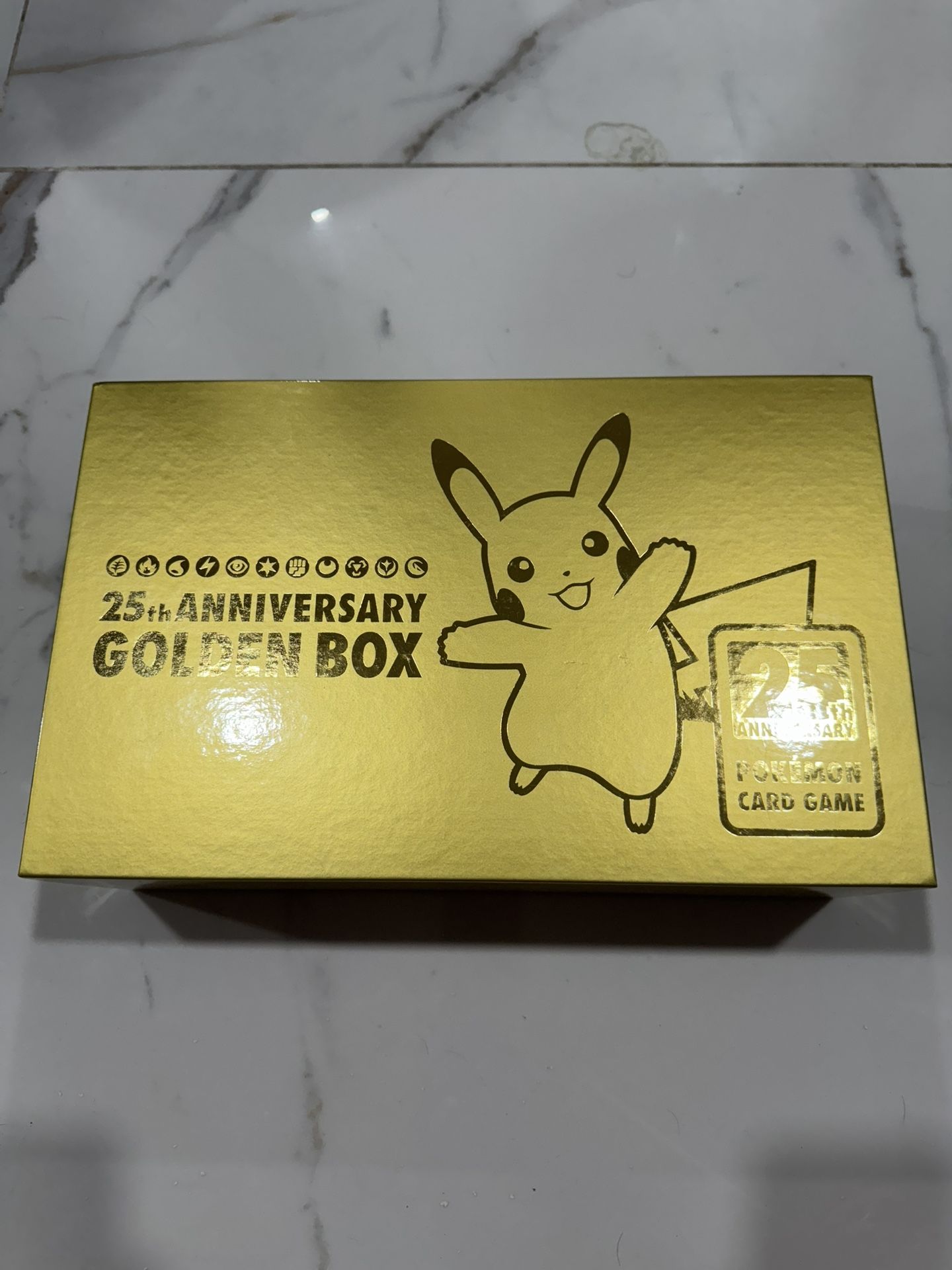 Pokemon Japanese 25th Anniversary Golden Box Contents - Without Cards 2021