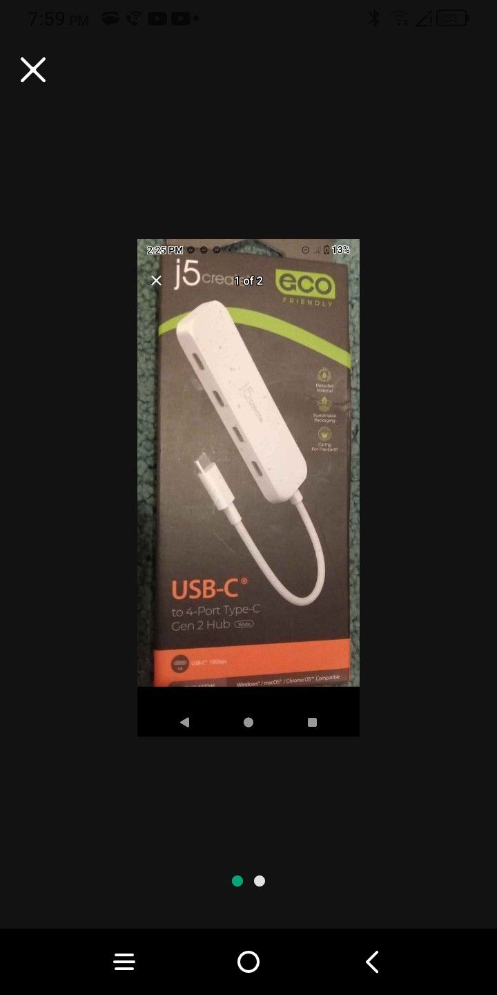 j5create 4 port USB-C Gen 2 Hub T
