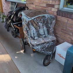 Babytrend Double Stroller with Cover 
