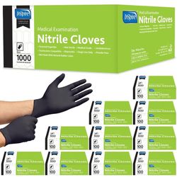 Black Nitrile GLOVES SIZE L Pack Of 1000