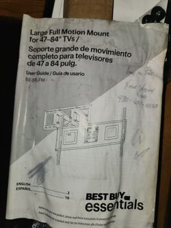 47-84" Large full motion mount