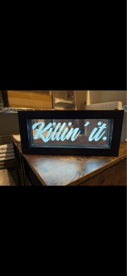 LED sign from room essentials - killin it