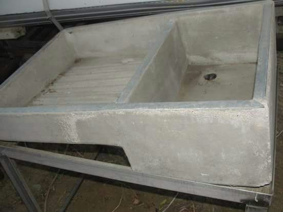 Mexican lavadero stainless steel frame