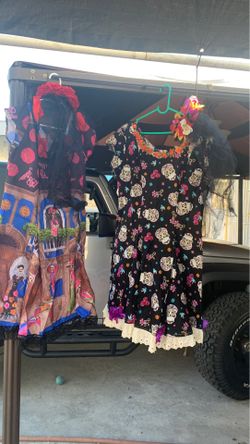 Dia de Los muertos dresses 10.00 each hand made