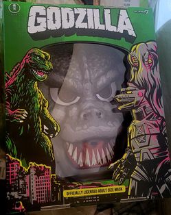 Adult Halloween Super 7 toho Mask Godzilla 🐲 