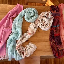 Elegant Collection Of Scarves 