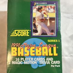 1991 Score Series 1 Factory Sealed Baseball Set