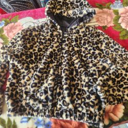Reversible Extremely Soft Leopard Print Jacket