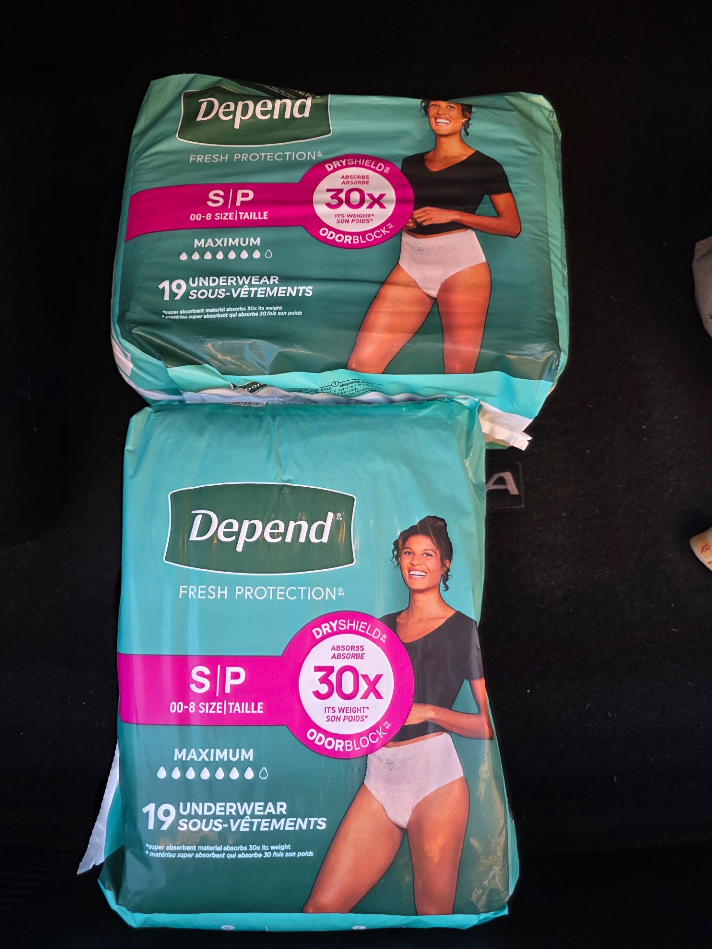 Depend Fresh Protection Incontinence Underwear for Women, Adult Diapers, S, 19 Count