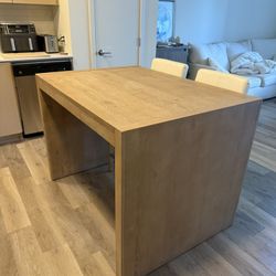 Living Spaces Solid Wood Kitchen Island (50”)